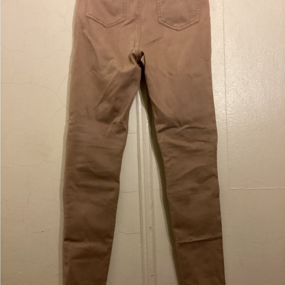 Missguided Denim sz 6 Zip knee Highwaisted Biker Skinny Jeans NWT - Picture 5 of 5